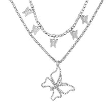Load image into Gallery viewer, Trendy 2 Layered Rhinestone Tennis Chain