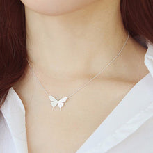 Load image into Gallery viewer, Glam Gold  New Lovely Gold Silver Plated Butterfly Necklace