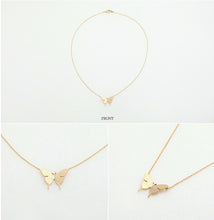 Load image into Gallery viewer, Glam Gold  New Lovely Gold Silver Plated Butterfly Necklace