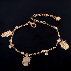 GLAM GOLD Sweet Simple Butterfly Shape Anklet Bracelet Chain Anklet