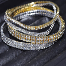Load image into Gallery viewer, Glam Gold Women Sexy Clear Shining Crystal Rhinestone  Anklet
