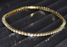 Load image into Gallery viewer, Glam Gold Women Sexy Clear Shining Crystal Rhinestone  Anklet