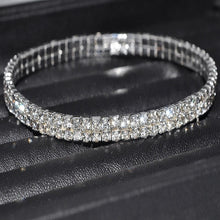 Load image into Gallery viewer, Glam Gold Women Sexy Clear Shining Crystal Rhinestone  Anklet