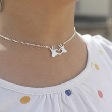 Load image into Gallery viewer, Glam Gold Stainless Steel Chain Collier Lovers Heart Necklaces Pendants BFF Jewellery