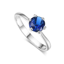 Load image into Gallery viewer, Glam Gold Double Fair 6 Claw 1 Carat Cubic Zirconia Wedding/Engagement ring