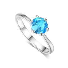 Load image into Gallery viewer, Glam Gold Double Fair 6 Claw 1 Carat Cubic Zirconia Wedding/Engagement ring
