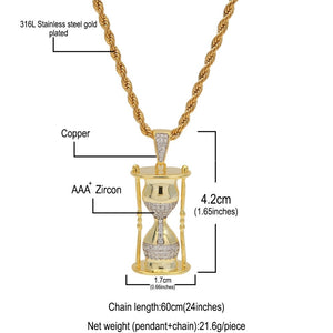 Glam Gold Hourglass Pattern Necklaces