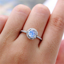 Load image into Gallery viewer, Glam Gold White Opal Rings