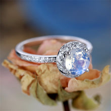 Load image into Gallery viewer, Glam Gold White Opal Rings