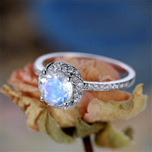 Load image into Gallery viewer, Glam Gold White Opal Rings
