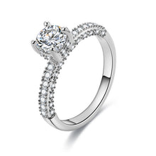 Load image into Gallery viewer, Glam Gold  Rose Gold Color 2cts AAA Zircon Engagement Wedding Band