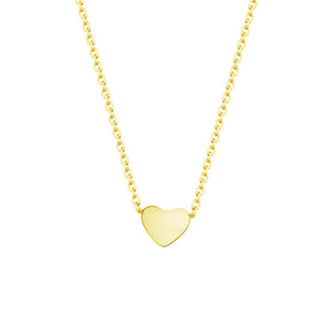 Glam Gold Minimalism Small Heart Pendant