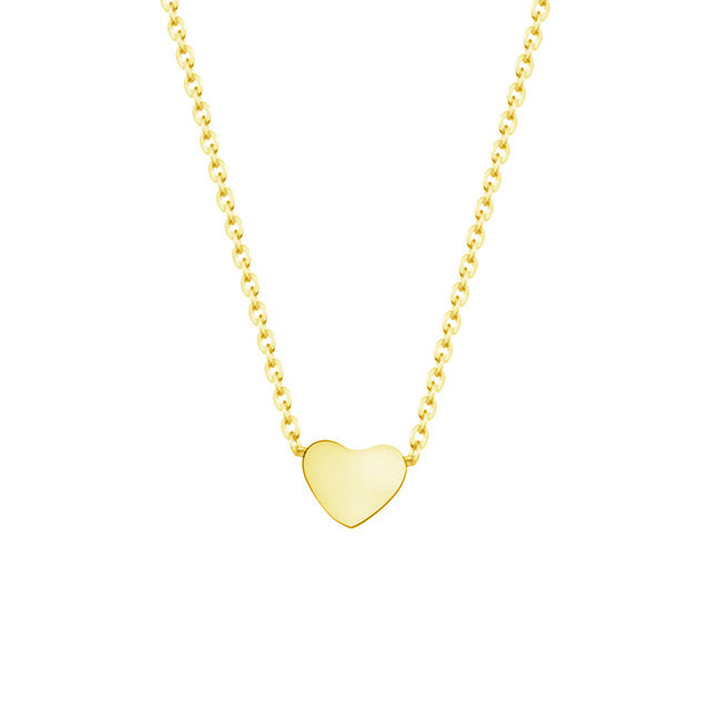 Glam Gold Minimalism Small Heart Pendant