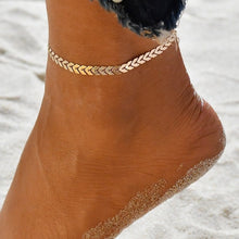 Load image into Gallery viewer, Glam layered anklet sets