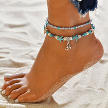 Load image into Gallery viewer, Glam layered anklet sets