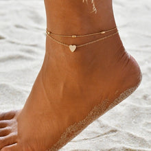 Load image into Gallery viewer, Glam layered anklet sets