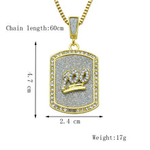 Load image into Gallery viewer, Glam Gold  Pharaoh Square Big Pendant Necklace