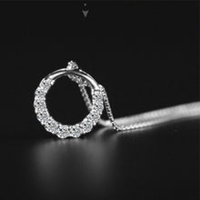 Load image into Gallery viewer, Glam Gold New Shiny Zircon Crystal Circle Necklaces