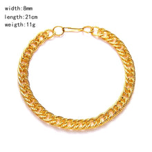 Load image into Gallery viewer, Glam Gold Punk Link Chain  Bracelet
