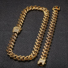 Load image into Gallery viewer, Glam Gold Hard Drip Necklaces &amp; Bracelets 15mm Fashion I