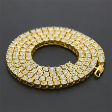 Load image into Gallery viewer, Glam Gold Iced Out Tennis Chains