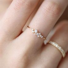 Load image into Gallery viewer, Glam Gold  Rose Gold Color 2cts AAA Zircon Engagement Wedding Band