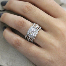 Load image into Gallery viewer, Glam Gold  Rose Gold Color 2cts AAA Zircon Engagement Wedding Band