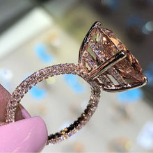Load image into Gallery viewer, Glam Gold  Rose Gold Color 2cts AAA Zircon Engagement Wedding Band